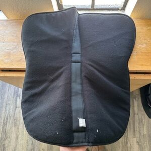 Ogilvy Memory Foam Black Half Pad, Horse Size